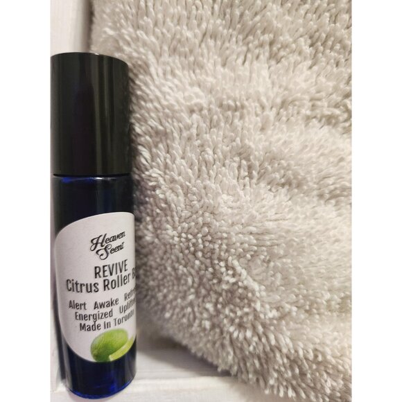 Uplifting Citrus Aromatherapy Roller: Energizing Essential Oil Blend, Handmade i - Picture 10 of 10